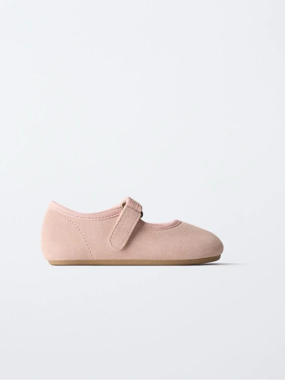 Zara leather ballet flats